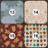 Heating Pad, Cherry Pits, Rice, Walnut or Flax Seed - Winter Wonderland - Microwaveable