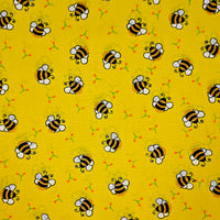 Heating Pad, Cherry Pits, Rice, Walnut or Flax Seed, 5 sizes, Bee Patterns -  Microwaveable