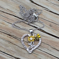 You're My Sunshine Bee & Heart Earrings & Necklace