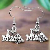 I Love My Dog Earrings