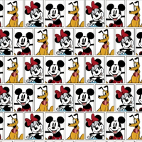 Cherry Pit Crafts Mickey and Minnie Mouse pattern heating pad, 100% cotton, filled with cherry pits, rice, walnut, or flax seed.