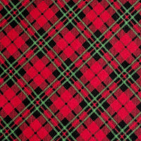 Cherry Pit Crafts red, black, and green plaid flannel heating pad. 100% cotton.