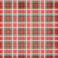 Cherry Pit Crafts red, black, and yellow plaid flannel heating pad. 100% cotton.