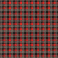 Cherry Pit Crafts red, black, and grey plaid flannel heating pad. 100% cotton.