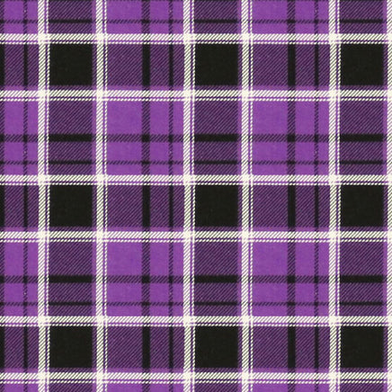 Cherry Pit Crafts purple, black, and white plaid flannel heating pad. 100% cotton.