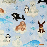 Heating Pad, Cherry Pits, Rice, Walnut or Flax Seed - Winter Wonderland - Microwaveable