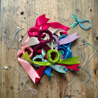 Braided Satin Scrunchies
