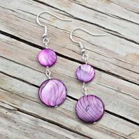 Mother of Pearl Shell Earrings