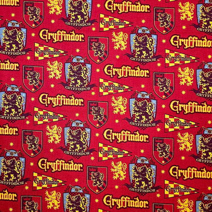 Pattern of Gryffindor logos on a red background