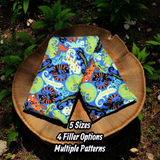 Microwaveable Heating Pad: Cherry Pits, Rice, Walnut or Flax Seed-Animal Patterns