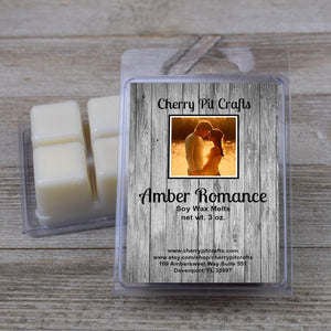 Amber Romance Soy Wax Melts - Get A Whiff @ Cherry Pit Crafts