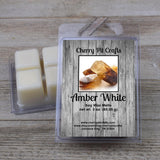 Amber White Soy Wax Melts - Get A Whiff @ Cherry Pit Crafts