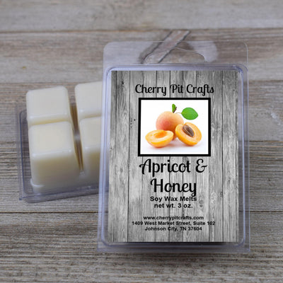Apricot & Honey Soy Wax Melts - Get A Whiff @ Cherry Pit Crafts