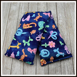 Cherry Pit Heating Pad - Balloon Animals on Navy - Get A Whiff @ Cherry Pit Crafts