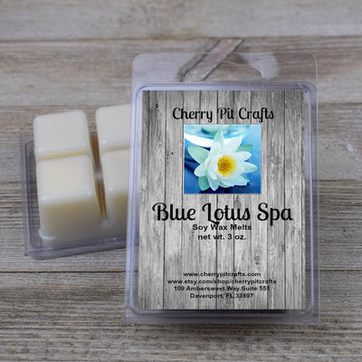 Blue Lotus Spa Soy Wax Melts - Get A Whiff @ Cherry Pit Crafts