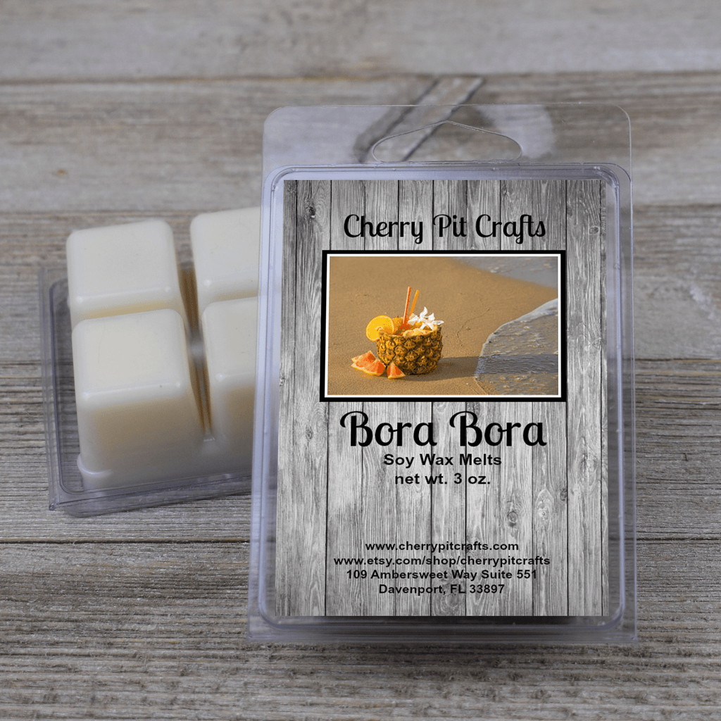 Bora Bora Soy Wax Melts - Get A Whiff @ Cherry Pit Crafts