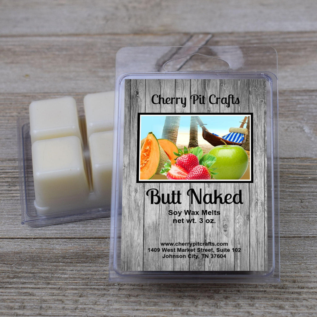 Butt Naked Soy Wax Melts - Get A Whiff @ Cherry Pit Crafts