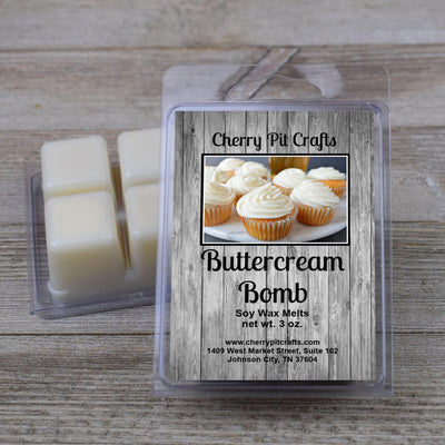 Buttercream Bomb Soy Wax Melts - Get A Whiff @ Cherry Pit Crafts