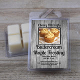 Buttercream Maple Frosting Soy Wax Melts - Get A Whiff @ Cherry Pit Crafts