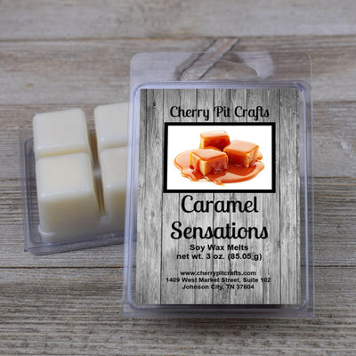 Caramel Sensations Soy Wax Melts - Cherry Pit Crafts