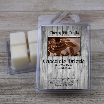 Chocolate Drizzle Soy Wax Melts - Get A Whiff @ Cherry Pit Crafts