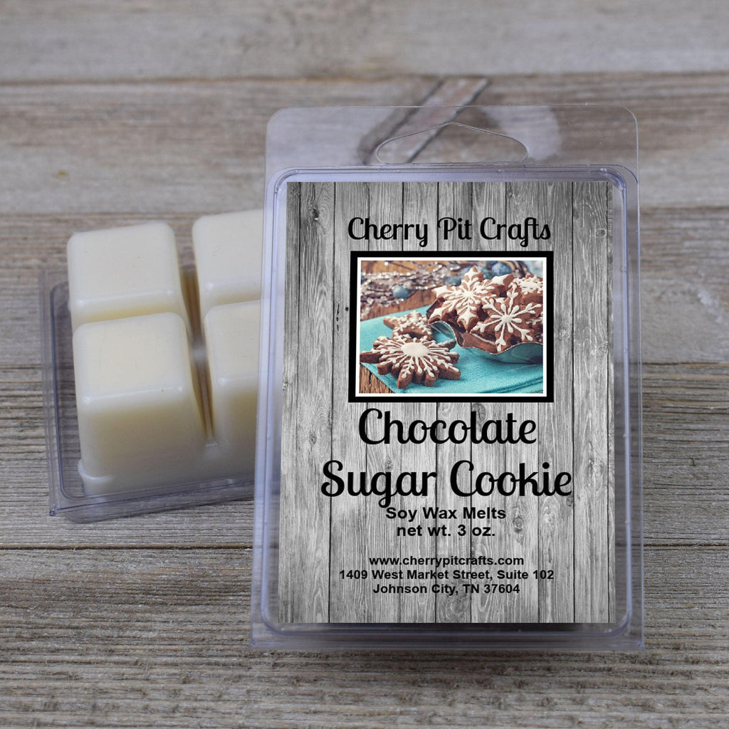 Chocolate Sugar Cookie Soy Wax Melts - Get A Whiff @ Cherry Pit Crafts