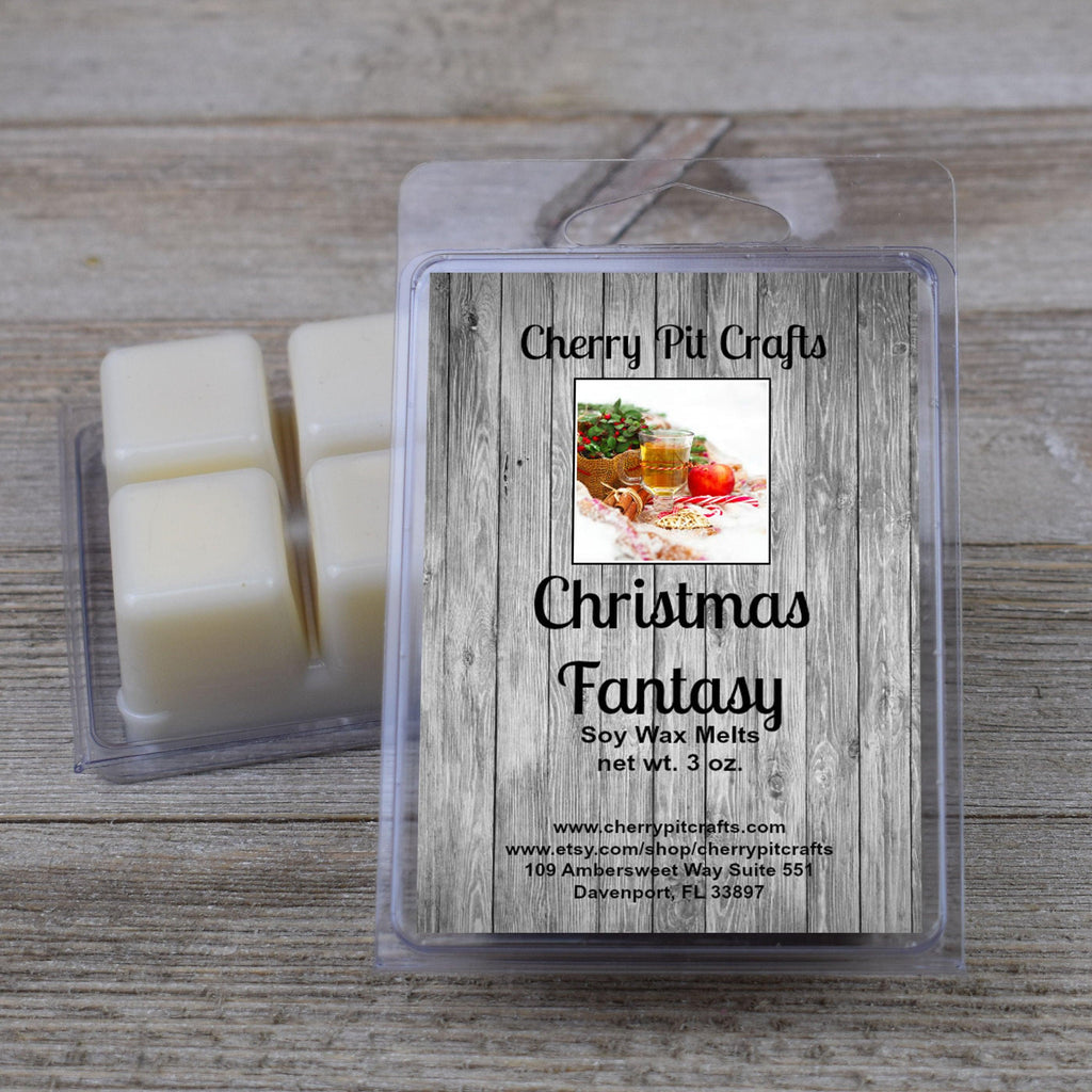 Christmas Fantasy Soy Wax Melts - Get A Whiff @ Cherry Pit Crafts