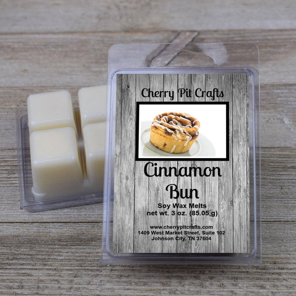 Cinnamon Bun Soy Wax Melts - Cherry Pit Crafts