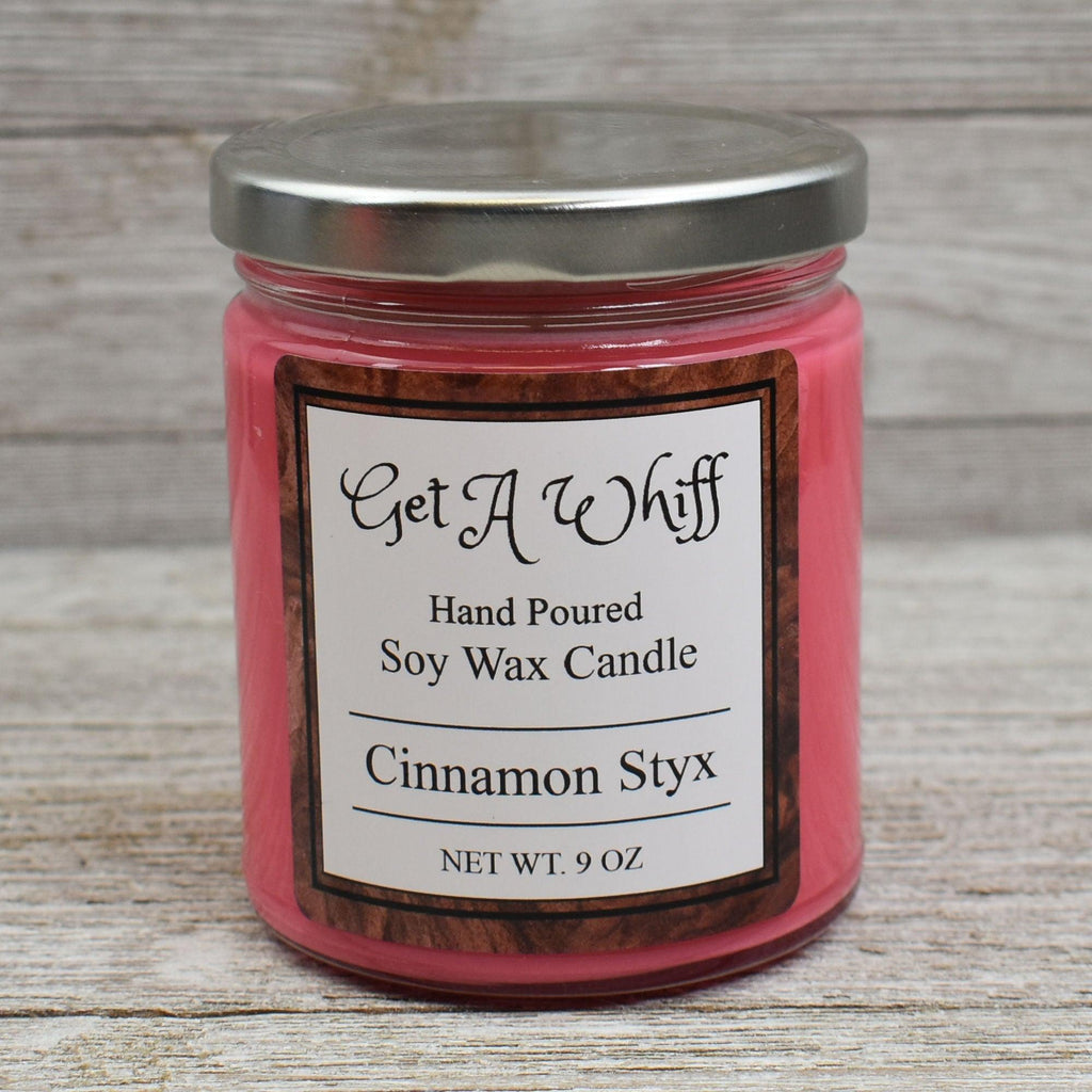 Cinnamon Styx Soy Wax Candles - Get A Whiff @ Cherry Pit Crafts