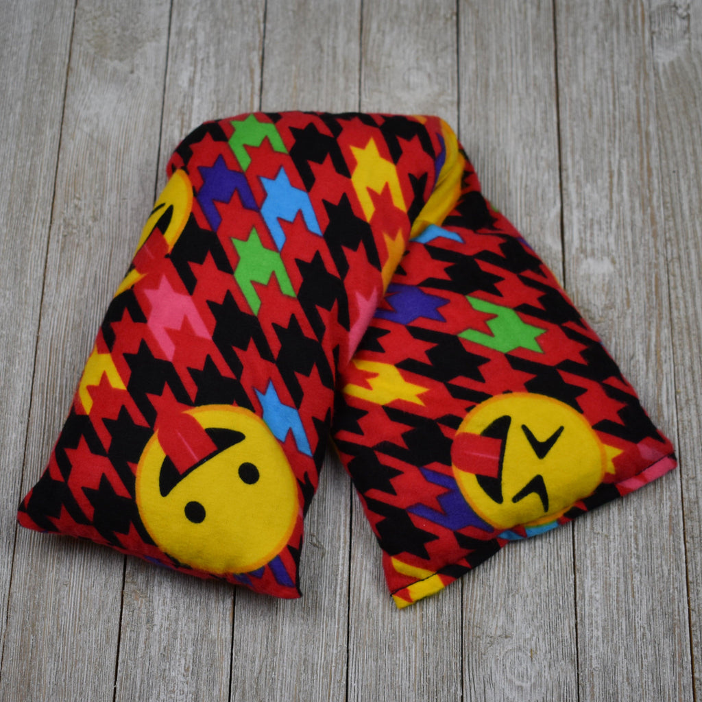 Cherry Pit Heating Pad - Emoticon Houndstooth - Get A Whiff @ Cherry Pit Crafts