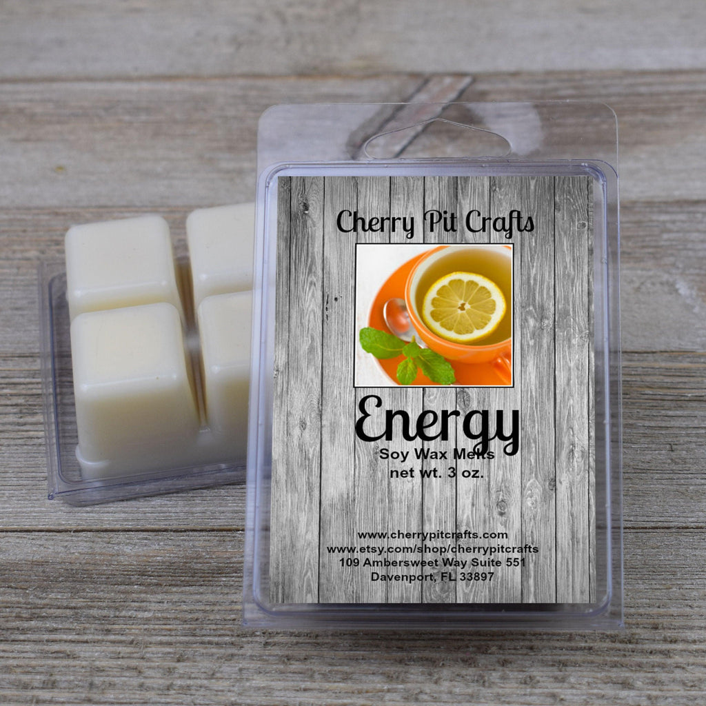 Energy Soy Wax Melts - Get A Whiff @ Cherry Pit Crafts