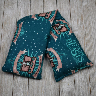 Cherry Pit Heating Pad - Harry Potter Fantastic Beasts Logo & Wand - Get A Whiff @ Cherry Pit Crafts