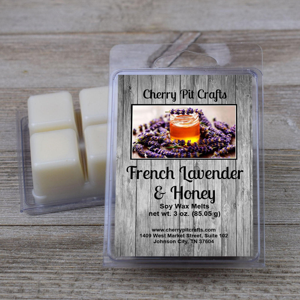 French Lavender & Honey Soy Wax Melts - Get A Whiff @ Cherry Pit Crafts