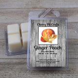 Ginger Peach Soy Wax Melts - Cherry Pit Crafts