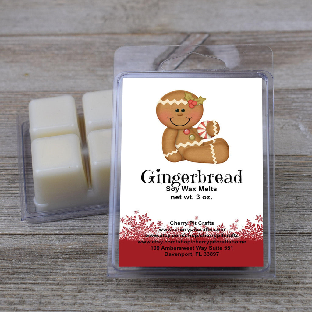 Gingerbread Soy Wax Melts - Get A Whiff @ Cherry Pit Crafts