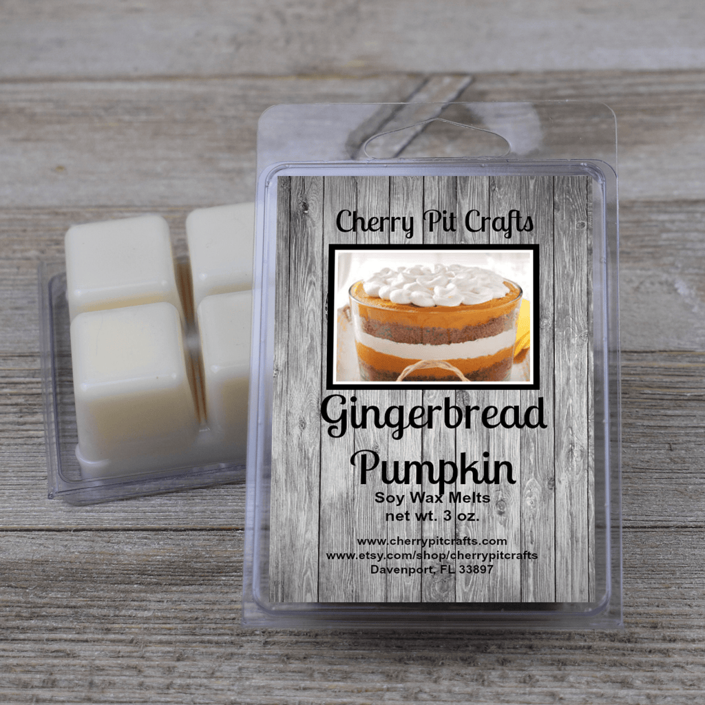 Gingerbread Pumpkin Soy Wax Melts - Get A Whiff @ Cherry Pit Crafts