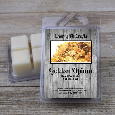 Golden Opium Soy Wax Melts - Cherry Pit Crafts