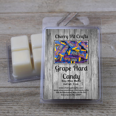 Grape Hard Candy Soy Wax Melts - Get A Whiff @ Cherry Pit Crafts