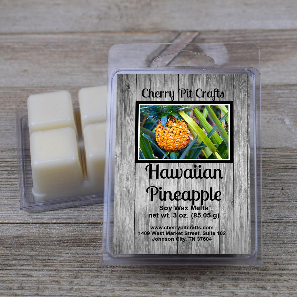 Hawaiian Pineapple Soy Wax Melts - Get A Whiff @ Cherry Pit Crafts