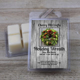 Holiday Wreath Soy Wax Melts - Get A Whiff @ Cherry Pit Crafts