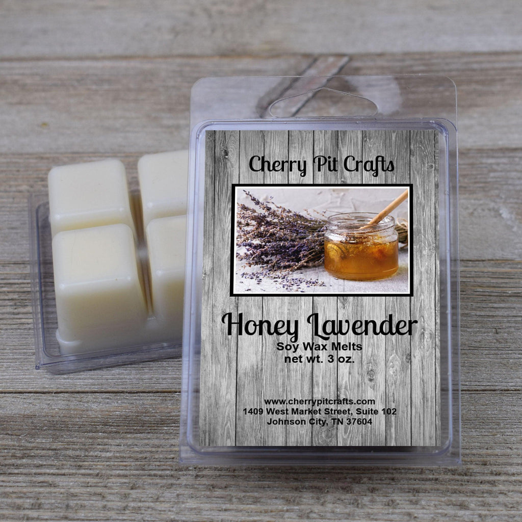 Honey Lavender Soy Wax Melts - Get A Whiff @ Cherry Pit Crafts