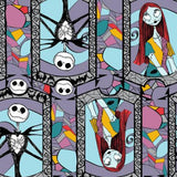 Cherry Pit Heating Pad - Jack And Sally Stained Glass - Cherry Pit Crafts