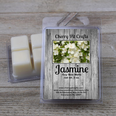 Jasmine Soy Wax Melts - Get A Whiff @ Cherry Pit Crafts
