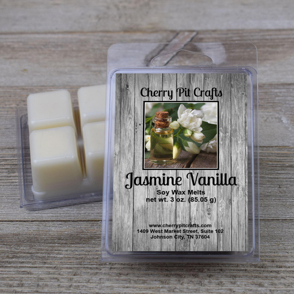 Jasmine Vanilla Soy Wax Melts - Cherry Pit Crafts