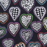 Cherry Pit Heating Pad - Kaleidescope Hearts Bright - Get A Whiff @ Cherry Pit Crafts