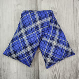 Cherry Pit Heating Pad - Kate Plaid Blue and Black - Cherry Pit Crafts