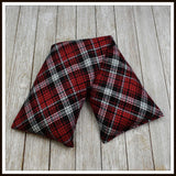 Cherry Pit Heating Pad - Kate Red & Black Plaid - Get A Whiff @ Cherry Pit Crafts