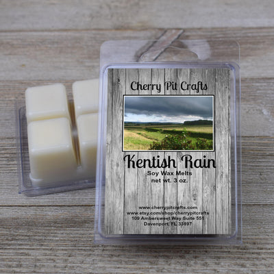 Kentish Rain Soy Wax Melts - Get A Whiff @ Cherry Pit Crafts