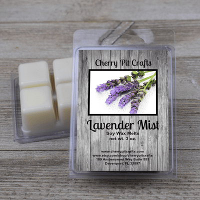 Lavender Mist Soy Wax Melts - Get A Whiff @ Cherry Pit Crafts