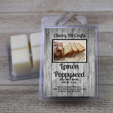 Lemon Poppyseed Soy Wax Melts - Get A Whiff @ Cherry Pit Crafts